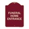 Signmission Entrance Funeral Home Entrance Heavy-Gauge Aluminum Architectural Sign, 24" H, BU-1824-24094 A-DES-BU-1824-24094 - alternate 1